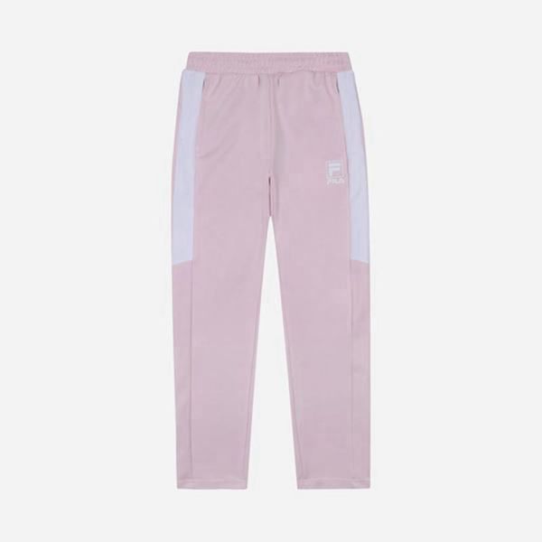 Pantalones Fila Mujer Rosas - Basic Track - España 210539ZBH